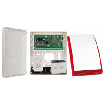 ZESTAW ALARMOWY SATEL INTEGRA 256 PLUS + OPU-3P + AWT800 + 17Ah + SYRENA SP-4001R